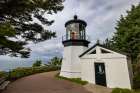 Cape Meares Lighthouse near Tillamook, Oregon, USA Art Print